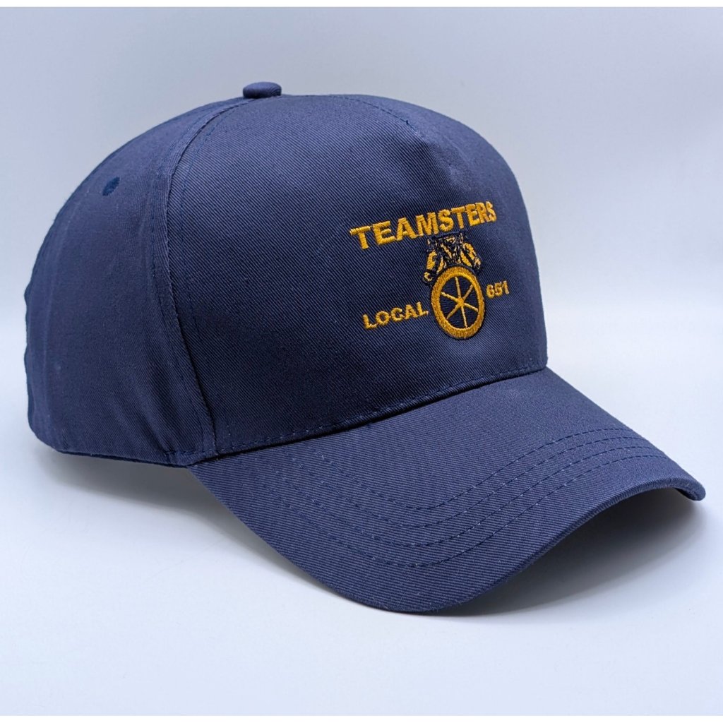 Vtg Teamsters Local 561 Laborers Union Snapback Hat Cap Blue Lexington Ky